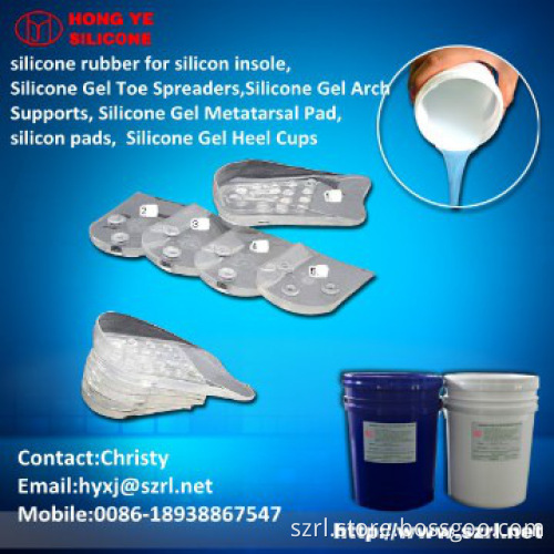 Medical silicone rubber for silicone protect shoe pads